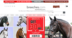 Desktop Screenshot of breeches.com